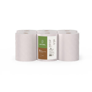 Χειροπετσέτα Natural Kraft Autocut 6τμχ