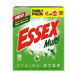 Essex Σκόνη Πλυντηρίου Ρούχων Multi 50μ