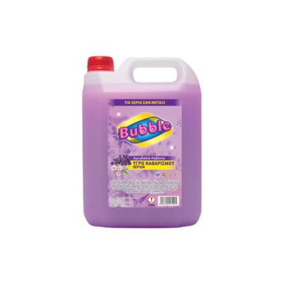 Bubble Υγρό Κρεμοσάπουνο Λεβάντα 4Lt